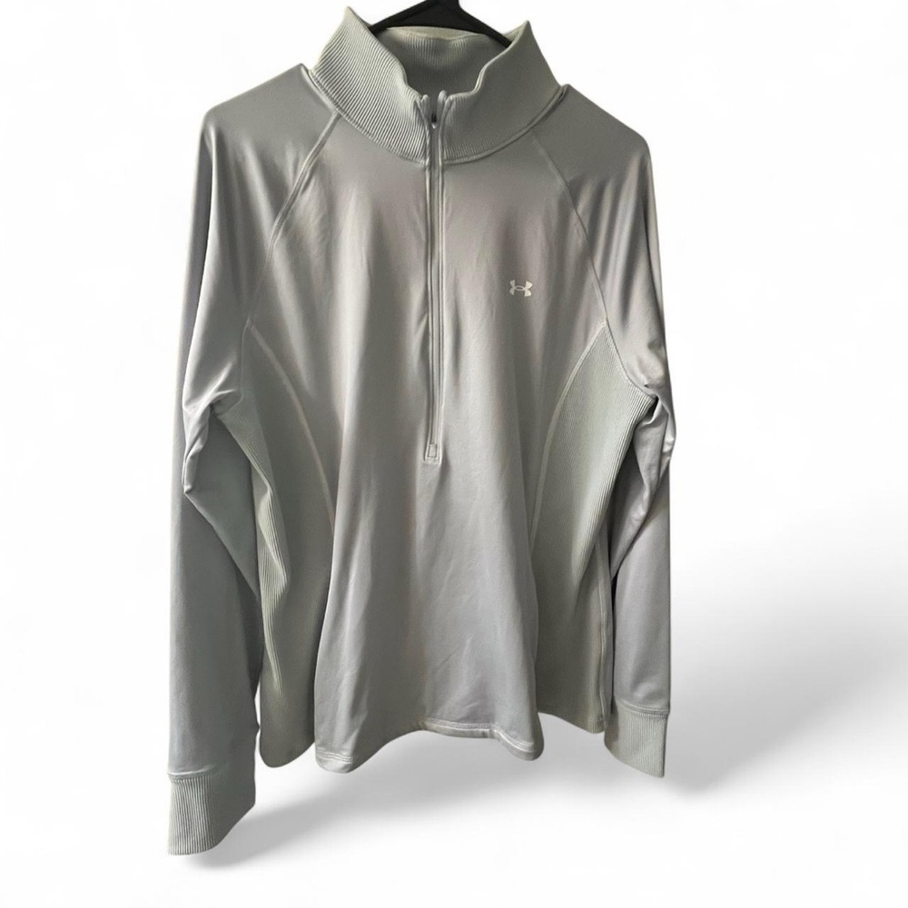Under Armour Gray Quarter-Zip Sweatshirt​​ - Picture 4 of 8